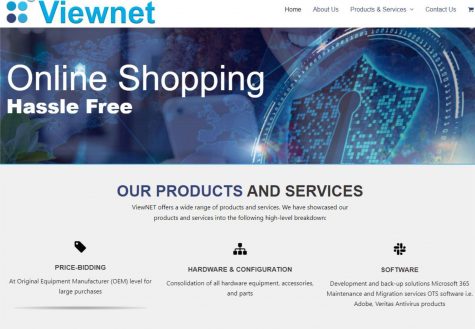 Viewnet E-Commerce website